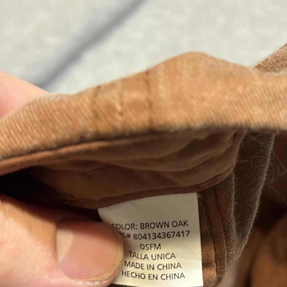 Adjustable Plain Thin Brown Cap - image 3